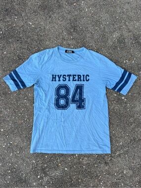 Hysteric Glamour Light Blue Graphic Tee